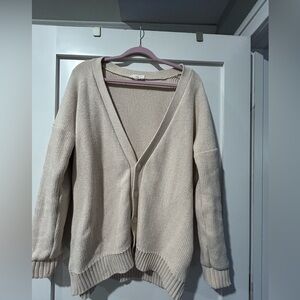 KOTN cream colored cardigan